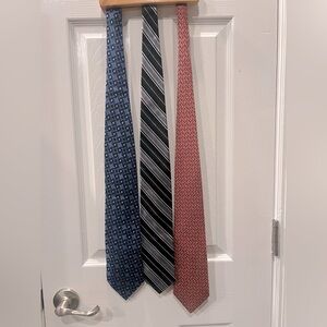 Pronto Uomo Blue and Black Silk Ties Collection